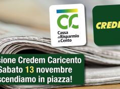 Caricento in Credem. Sabato sindacati in piazza, è una battaglia di tutti: famiglie, imprese, territorio