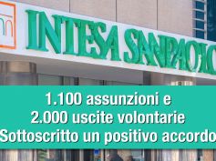 Nuovo accordo in Intesa Sanpaolo. First Cisl, 2.000 uscite volontarie bilanciate da 1.100 nuove assunzioni