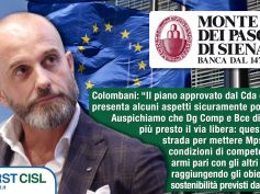 Mps, Colombani, bene il piano, fondamentale coinvolgere i sindacati