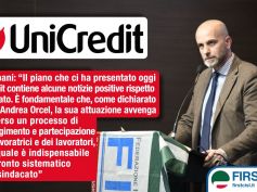 Unicredit, Colombani, da piano alcune notizie positive, fondamentale il confronto con il sindacato