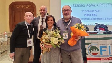 First Cisl AmBoFe, Alberto Vignali confermato segretario generale. Insieme a lui Francesca Mari e Marco Barioni