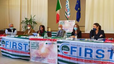Celebrato il Congresso di First Cisl Grosseto, Marletta confermata segretaria generale, con Pogorelli e Coppini