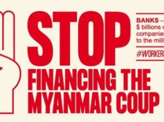 65 miliardi di dollari per il golpe in Myanmar, Uni Global si mobilita