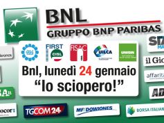 Bnl, il 24 gennaio sarà sciopero. Per Commissione garanzia protesta è legittima. Le note sindacali sulla stampa