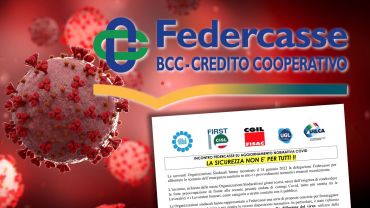Bcc, incontro Federcasse su aggiornamento normativa Covid, la sicurezza non è per tutti