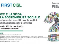 Le Bcc e la sfida della sostenibilità sociale. L’8 febbraio il convegno First Cisl