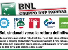 Bnl, sindacati verso la rottura definitiva