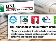 Dopo le due giornate di sciopero trattativa Bnl rimane ferma. Sindacati verso rottura, inevitabili cause legali