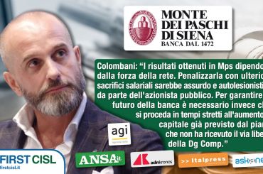 Colombani sulle agenzie, il cambio al vertice di Mps è scelta incomprensibile in un momento così delicato