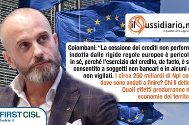 Convegno First Cisl e Fondazione Fiba, Bcc hanno gestito bene Npl ma regole europee mettono a rischio risultati