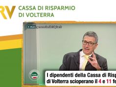 CR Volterra sciopero il 4 febbraio. First Cisl, azienda scopra le carte e dica quali sono i suoi veri obiettivi