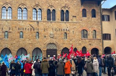CR Volterra, alta l’adesione allo sciopero. Sui giornali i temi della protesta e la posizione di First Cisl