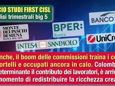 Banche, il boom delle commissioni traina i conti. Sportelli e occupati ancora in calo