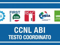 Ccnl Abi, firmato il testo coordinato del Contratto collettivo nazionale di lavoro del settore creditizio