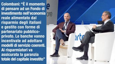 Colombani, un Fondo per l’economia reale con il risparmio degli italiani