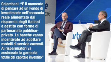 Colombani, un Fondo per l’economia reale con il risparmio degli italiani
