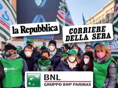 Bnl, sindacati contrari alle esternalizzazioni, ora arriva anche lo stop del governo