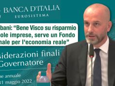 Bankitalia, Colombani: bene Visco su risparmio e piccole imprese, serve un Fondo nazionale per l’economia reale