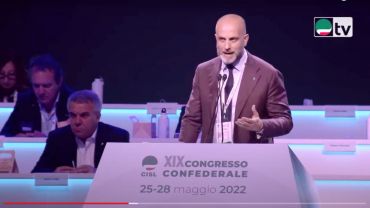 Colombani al Congresso Cisl, il Paese riparte solo con la partecipazione. Il video