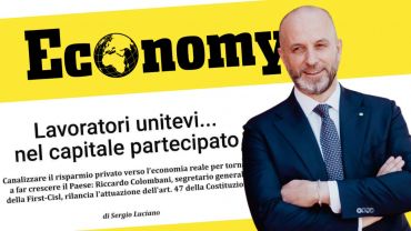 Colombani a Economy Magazine, puntare su partecipazione lavoratori e costruire nuovo modello di democrazia economica