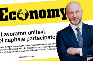 Colombani a Economy Magazine, puntare su partecipazione lavoratori e costruire nuovo modello di democrazia economica