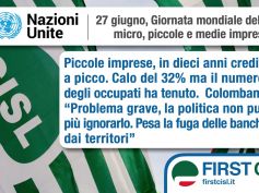 Piccole imprese, in dieci anni credito a picco. Colombani: “Problema grave, la politica non può più ignorarlo”. Il report First Cisl