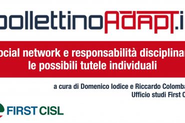 Social network e responsabilità disciplinari, le possibili tutele individuali