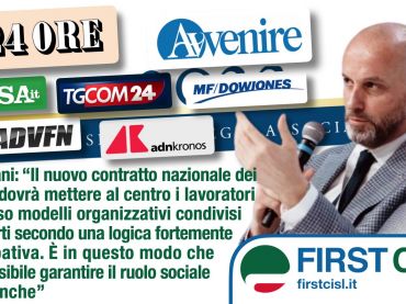 Relazione annuale Abi, Colombani alla stampa, fondamentale partecipazione dipendenti nel nuovo contratto banche