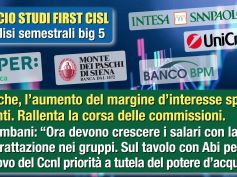 Banche, l’aumento del margine d’interesse spinge i conti. Rallenta la corsa delle commissioni