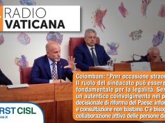 Colombani a Radio Vaticana: Pnrr occasione straordinaria, ruolo del sindacato fondamentale per la legalità