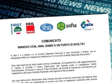 Assicurativi. Rinnovo Ccnl Ania, siamo a un punto di svolta?