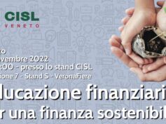 Educazione finanziaria per una finanza sostenibile, la tavola rotonda Cisl Veneto a Job&Orienta