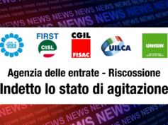 Riscossione, indetto lo stato di agitazione delle lavoratrici e dei lavoratori di Ader