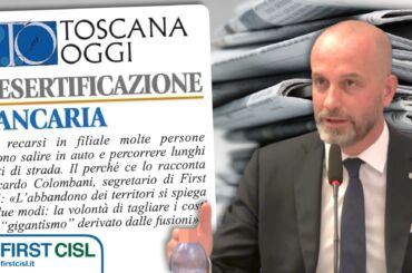 Colombani su Toscana Oggi: desertificazione degli sportelli, un problema per i cittadini dovuto al taglio dei costi e al gigantismo bancario