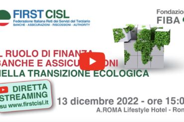 Colombani sulla transizione ecologica: serve un nuovo modello economico e sociale basato sulla sostenibilità. La stampa rilancia le proposte di First Cisl