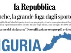 La Repubblica rilancia dati First Cisl. In Liguria diminuiscono gli sportelli e molti comuni sono senza filiali