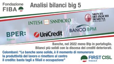 Banche, nel 2022 meno Btp in portafoglio. Bilanci più solidi con la discesa dei crediti deteriorati