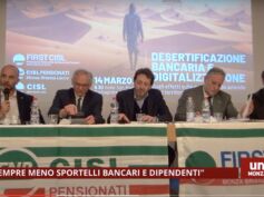 Desertificazione bancaria, l’iniziativa di First Cisl Monza Brianza Lecco sulla stampa