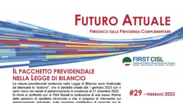 Futuro Attuale, il pacchetto previdenziale in legge di bilancio