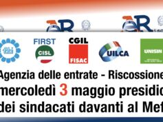 Riscossione. Sindacati in Ader denunciano perdurante silenzio del Mef. Il 3 maggio nuovo presidio al ministero