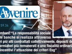 Avvenire, banche in salute e conti redditizi. Colombani: redistribuire il valore ai lavoratori e ai risparmiatori