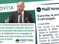 Eurovita, su Wall Street Italia la proposta di First Cisl per un fondo di garanzia