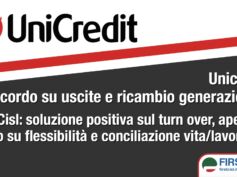 Unicredit, accordo su uscite e ricambio generazionale