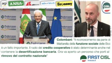 Colombani alla stampa, Presidente Mattarella ha riconosciuto funzione sociale Bcc, ora lavoriamo al contratto