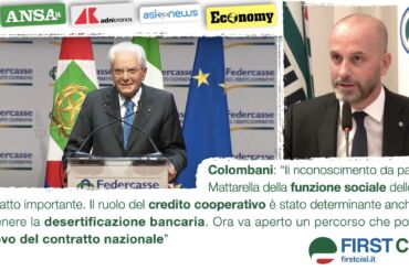 Colombani alla stampa, Presidente Mattarella ha riconosciuto funzione sociale Bcc, ora lavoriamo al contratto