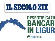 Il Secolo XIX: in Liguria salgono a 127 i comuni senza uno sportello bancario, serve frenare riduzione organici