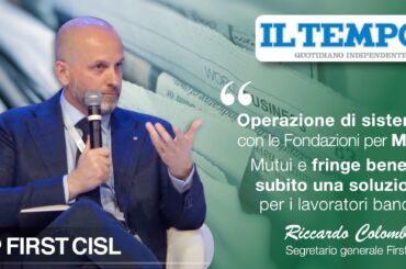 Colombani a Il Tempo: operazione di sistema con le Fondazioni per Mps. Mutui e fringe benefit, subito una soluzione per i bancari