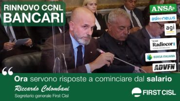 Ccnl banche, Colombani sulla stampa: Abi smetta di temporeggiare, ci sono condizioni per contratto di svolta