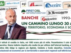Banche, stampa italiana rilancia studio First Cisl. Colombani: territorialità indebolita dalla concentrazione