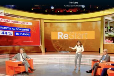 Credito al consumo, in evidenza i dati First Cisl a Re Start, Rai 3